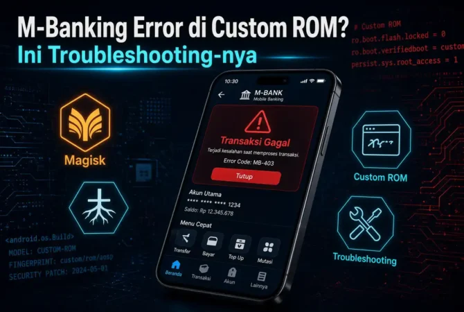 M-Banking Error di Custom ROM? Ini Troubleshooting-nya