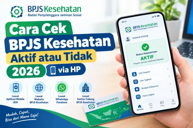Cara Cek BPJS Kesehatan Aktif atau Tidak 2026 via HP