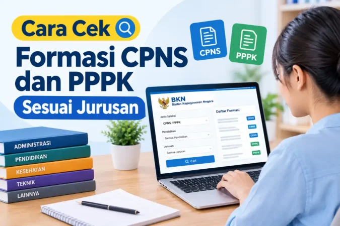 Cara Cek Formasi CPNS dan PPPK Sesuai Jurusan