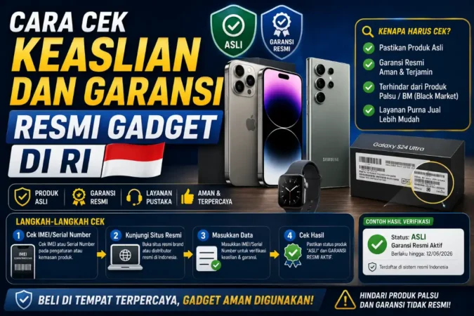 Cara Cek Keaslian dan Garansi Resmi Gadget di RI