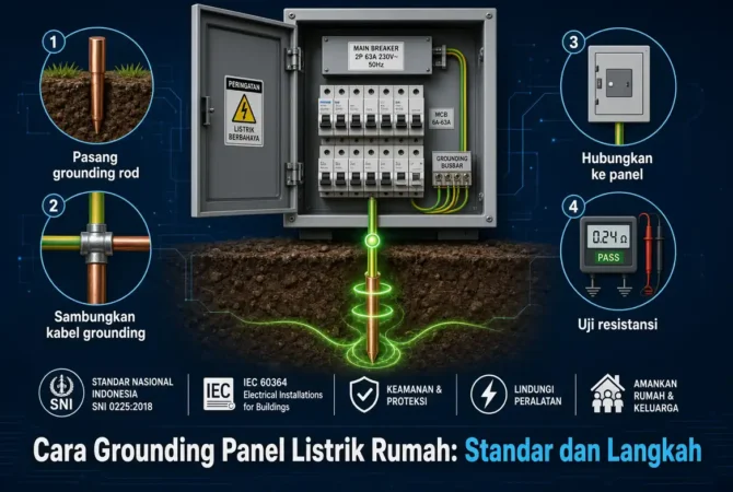 Cara Grounding Panel Listrik Rumah: Standar dan Langkah