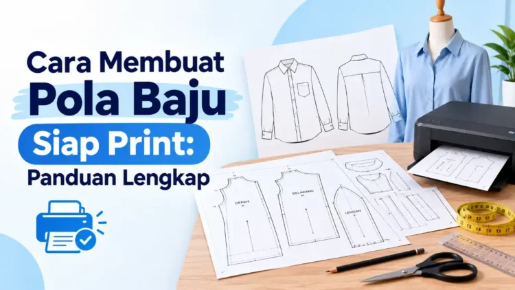 Cara Membuat Pola Baju Siap Print: Panduan Lengkap