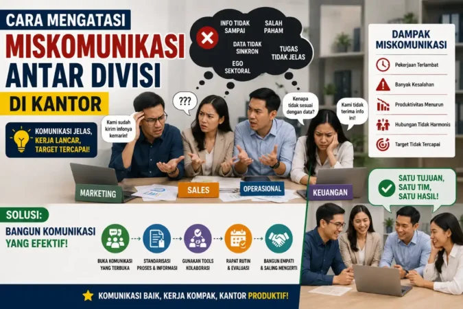 Cara Mengatasi Miskomunikasi Antar Divisi di Kantor