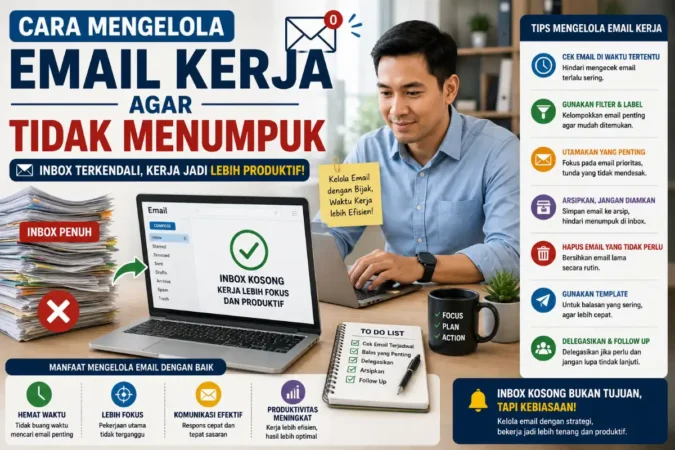 Cara Mengelola Email Kerja agar Tidak Menumpuk