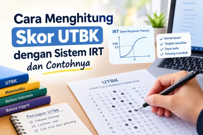 Cara Menghitung Skor UTBK dengan Sistem IRT dan Contohnya