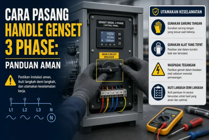Cara Pasang Handle Genset 3 Phase: Panduan Aman