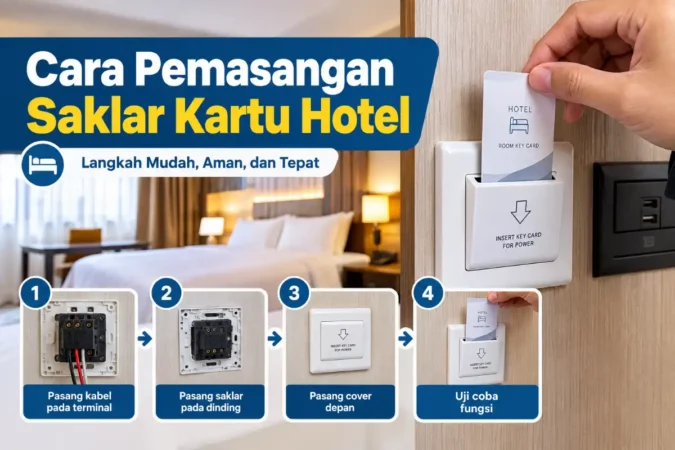 Cara Pemasangan Saklar Kartu Hotel