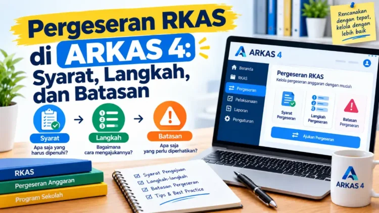 Pergeseran RKAS di ARKAS 4: Syarat, Langkah, dan Batasan