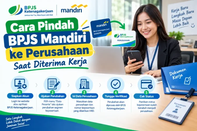 Cara Pindah BPJS Mandiri ke Perusahaan Saat Diterima Kerja