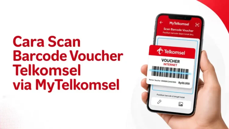 Cara Scan Barcode Voucher Telkomsel via MyTelkomsel