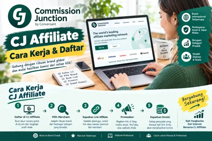 CJ Affiliate (Commission Junction): Cara Kerja & Daftar