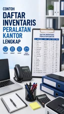 Contoh Daftar Inventaris Peralatan Kantor Lengkap