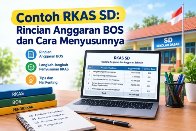 Contoh RKAS SD: Rincian Anggaran BOS dan Cara Menyusunnya