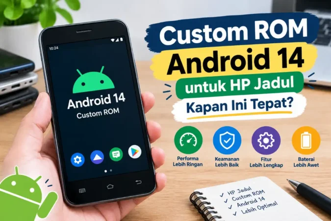 Custom ROM Android 14 untuk HP Jadul: Kapan Ini Tepat