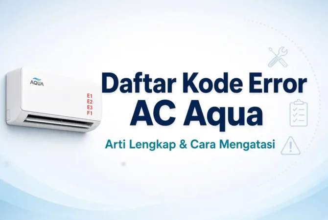 Daftar Kode Error AC Aqua: Arti Lengkap & Cara Mengatasi