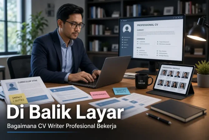 Di Balik Layar: Bagaimana CV Writer Profesional Bekerja