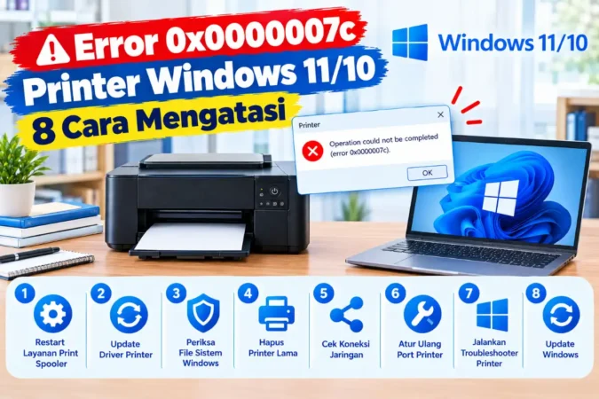 Error 0x0000007c Printer Windows 11/10: 8 Cara Mengatasi
