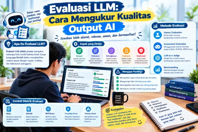 Evaluasi LLM: Cara Mengukur Kualitas Output AI