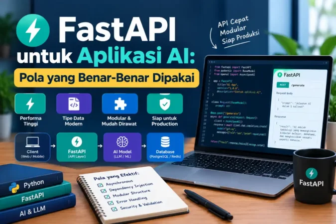 FastAPI untuk Aplikasi AI: Pola yang Benar-Benar Dipakai