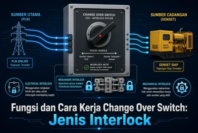 Fungsi dan Cara Kerja Change Over Switch: Jenis Interlock