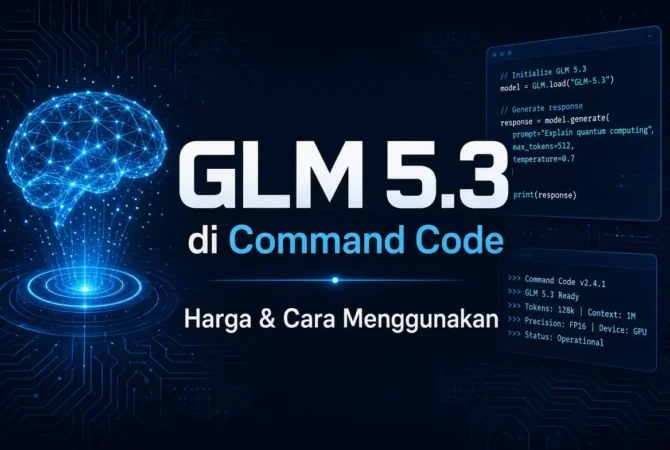 GLM 5.3 di Command Code: Harga dan Cara Menggunakannya