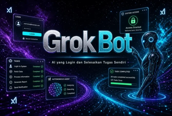 Grok Bot: AI yang Login dan Selesaikan Tugas Sendiri