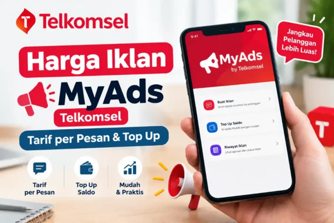 Harga Iklan MyAds Telkomsel: Tarif per Pesan & Top Up