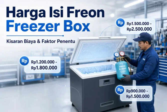 Harga Isi Freon Freezer Box: Kisaran Biaya dan Faktor Penentu