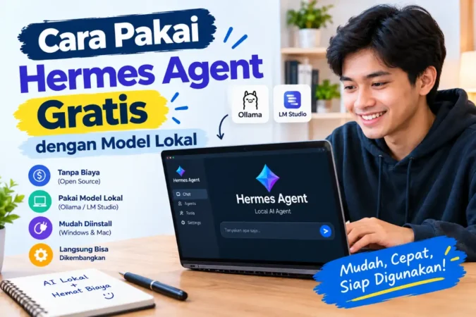 Cara Pakai Hermes Agent Gratis dengan Model Lokal