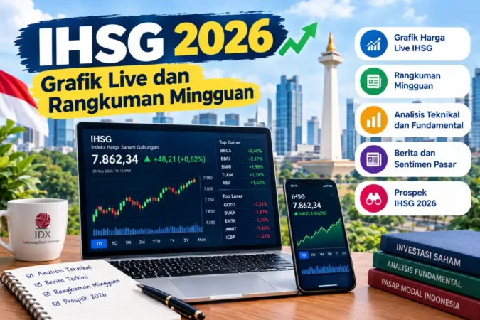 IHSG 2026: Grafik Live dan Rangkuman Mingguan