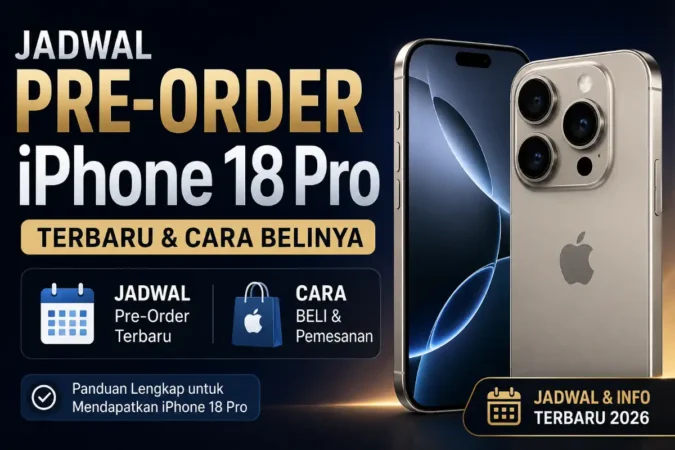 Jadwal Pre-Order iPhone 18 Pro Terbaru & Cara Belinya