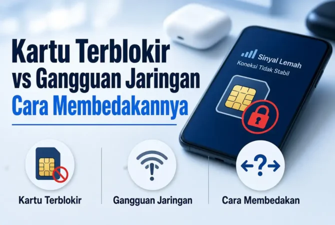 Kartu Terblokir vs Gangguan Jaringan: Cara Membedakannya