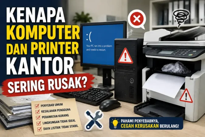Kenapa Komputer dan Printer Kantor Sering Rusak