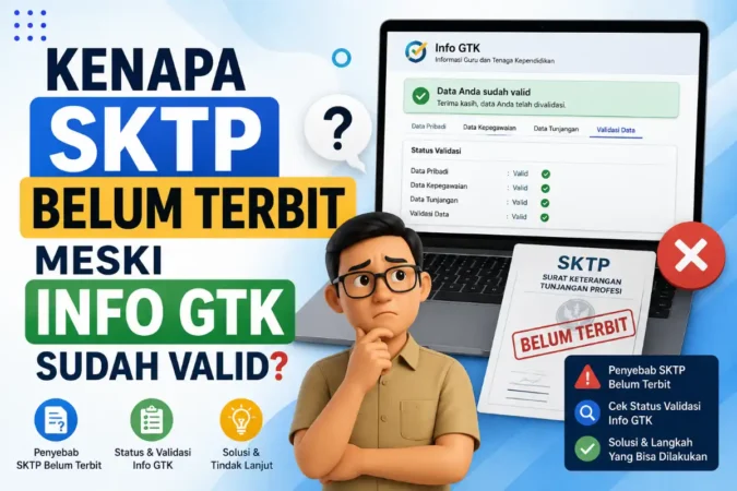 Kenapa SKTP Belum Terbit Meski Info GTK Sudah Valid?