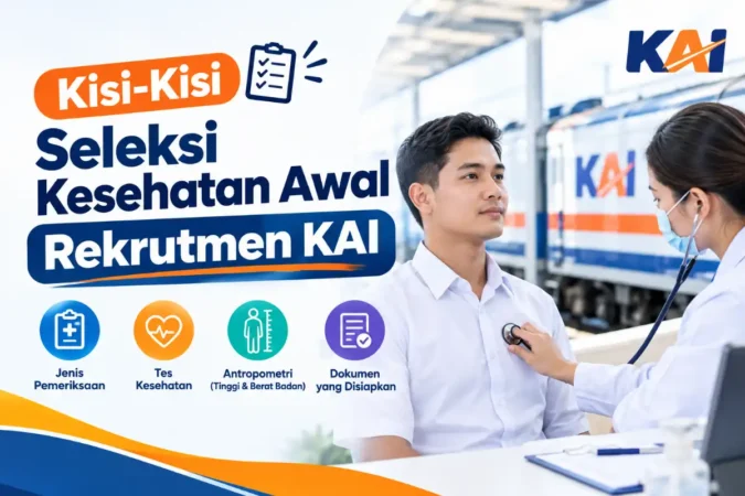 Kisi-Kisi Seleksi Kesehatan Awal Rekrutmen KAI