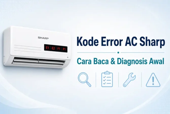 Kode Error AC Sharp: Cara Baca & Diagnosis Awal