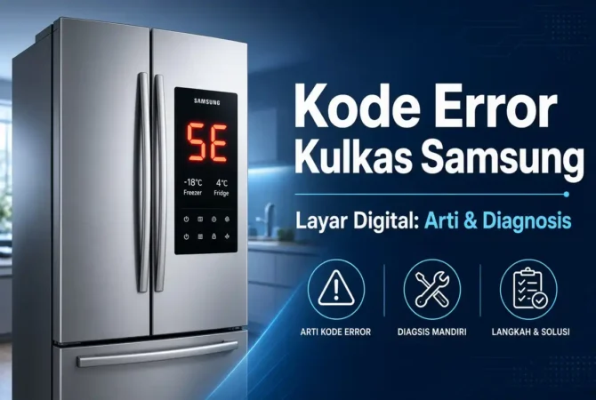 Kode Error Kulkas Samsung Layar Digital: Arti & Diagnosis