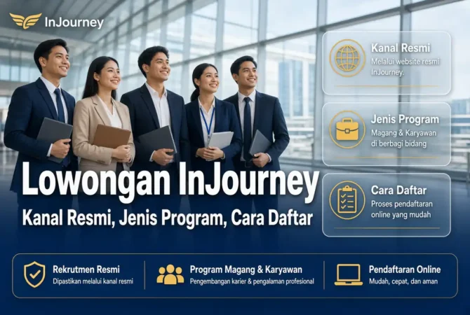 Lowongan InJourney: Kanal Resmi, Jenis Program, Cara Daftar
