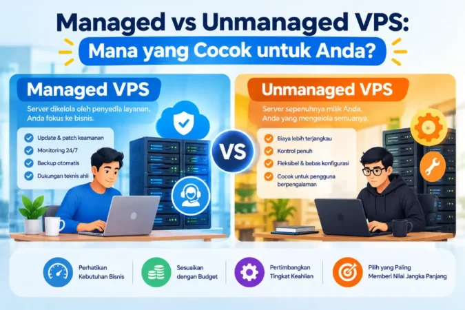 Managed vs Unmanaged VPS: Mana yang Cocok untuk Anda?