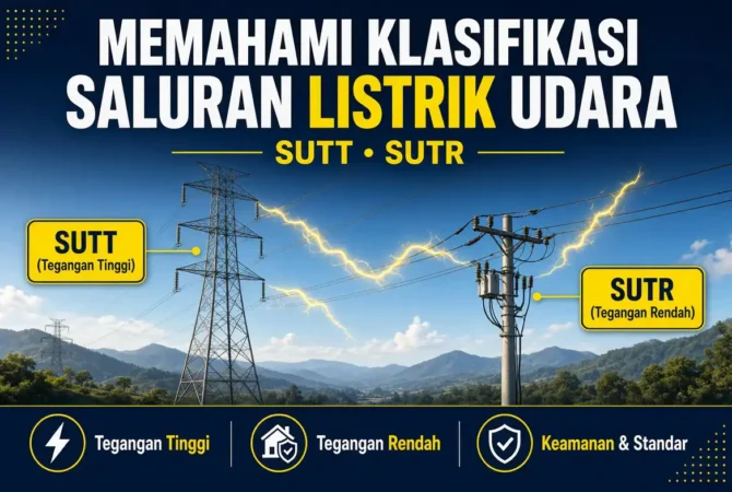 Memahami Klasifikasi Saluran Listrik Udara: SUTT-SUTR