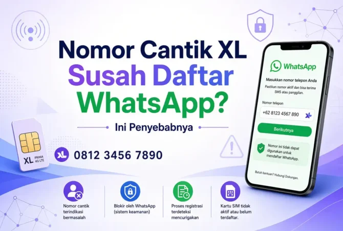 Nomor Cantik XL Susah Daftar WhatsApp? Ini Penyebabnya