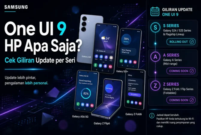 One UI 9 HP Apa Saja? Cek Giliran Update per Seri