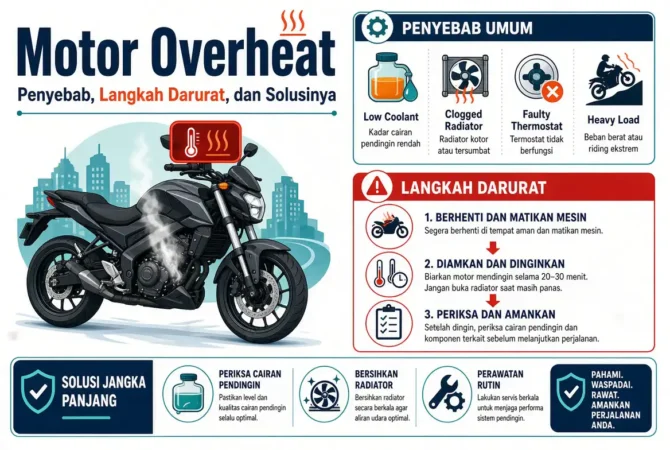 Motor Overheat: Penyebab, Langkah Darurat, dan Solusinya