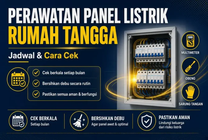 Perawatan Panel Listrik Rumah Tangga: Jadwal dan Cara Cek