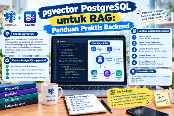 pgvector PostgreSQL untuk RAG: Panduan Praktis Backend