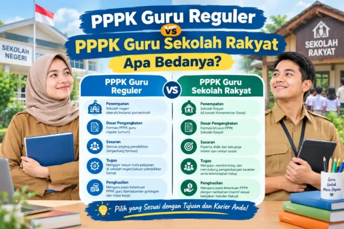 PPPK Guru Reguler vs PPPK Guru Sekolah Rakyat, Apa Bedanya