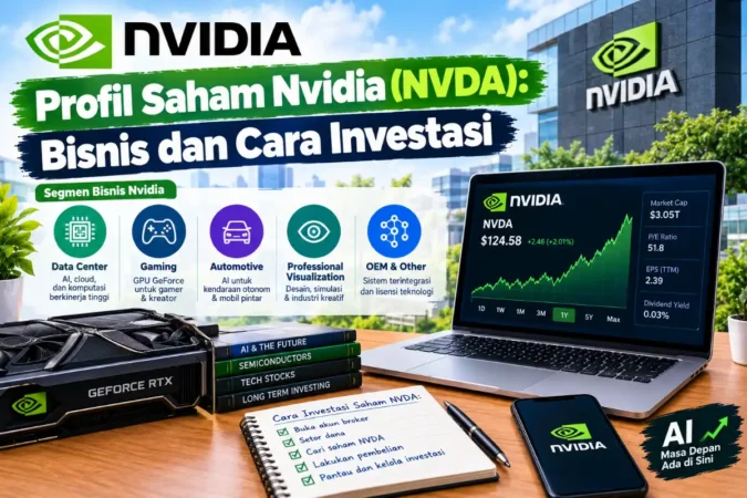 Profil Saham Nvidia (NVDA): Bisnis dan Cara Investasi