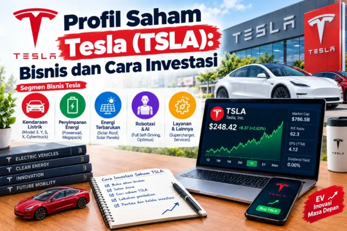 Profil Saham Tesla (TSLA): Bisnis dan Cara Investasi