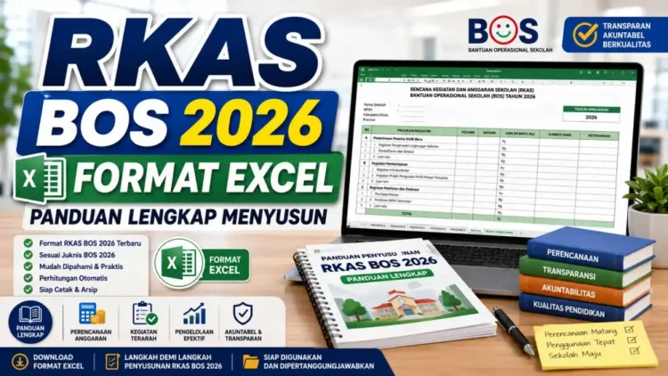 RKAS BOS Format Excel: Struktur Sheet & Kontrol Proporsi