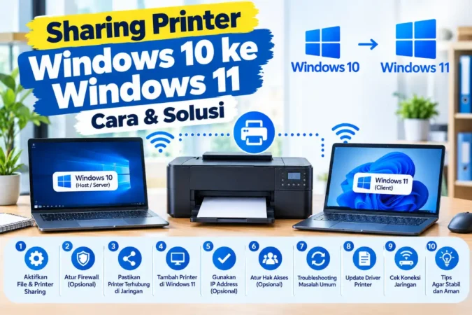 Sharing Printer Windows 10 ke Windows 11: Cara & Solusi
